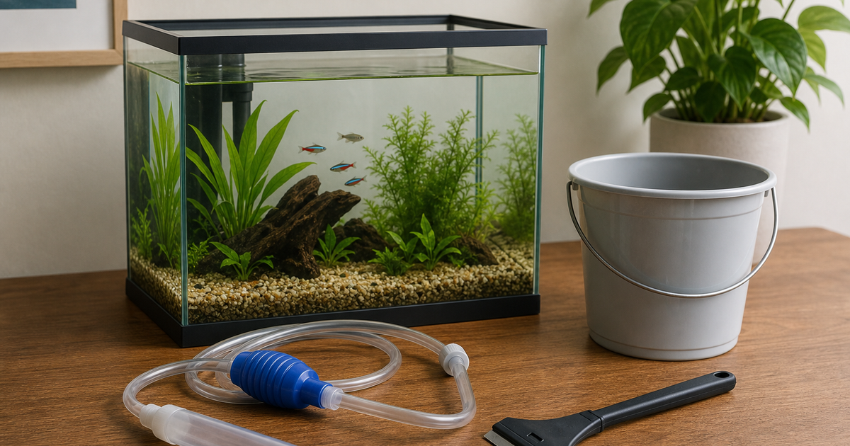 Hoe vaak moet je een aquarium schoonmaken
