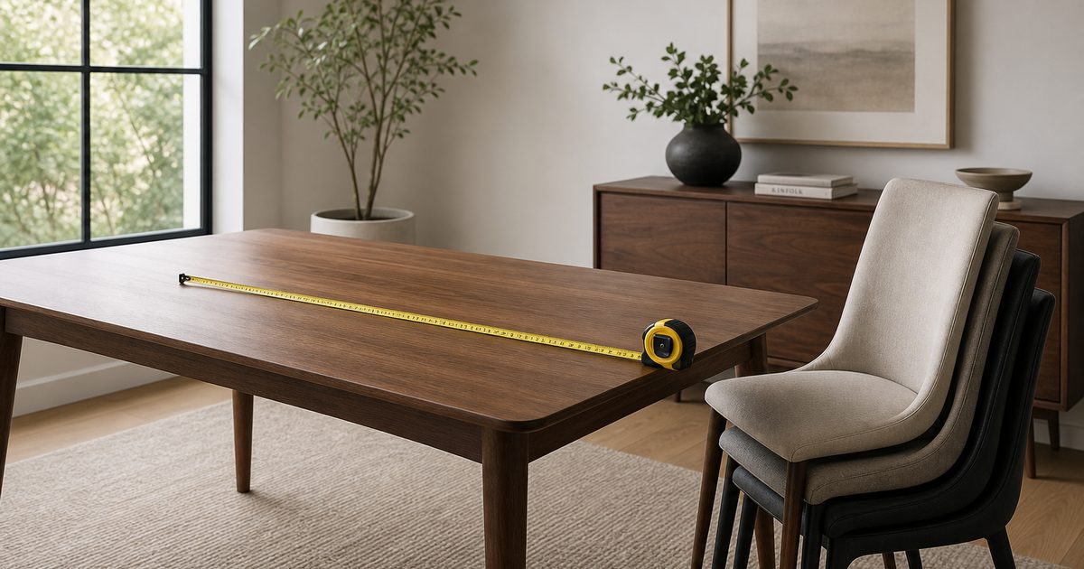 Hoe hoog moet een eettafel zijn