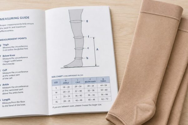 Hoe strak moeten compressiekousen zitten