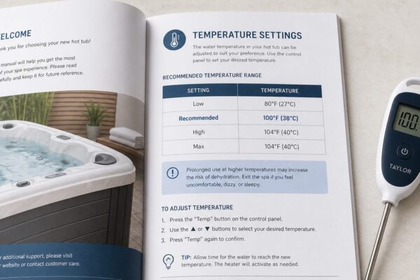 Hoe warm moet een jacuzzi zijn