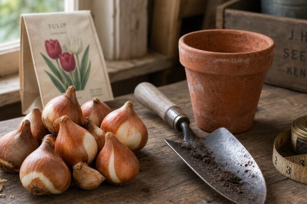 Hoe diep moeten tulpenbollen in de grond