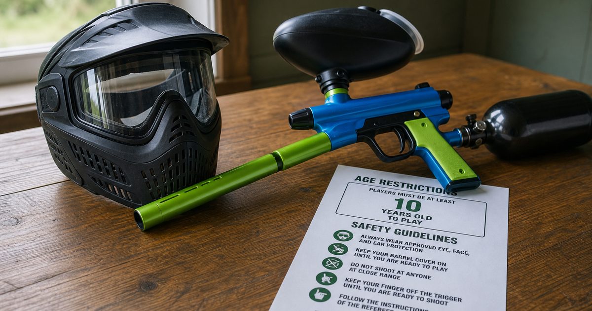 Hoe oud moet je zijn voor paintball