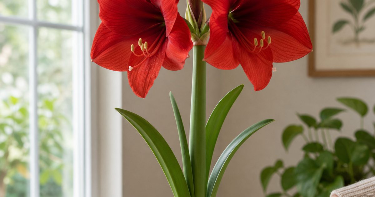 Hoe vaak moet een amaryllis water