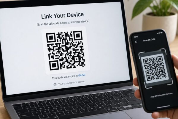 Hoe log je in met een qr-code op whatsapp web