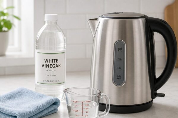 Hoe ontkalk je een waterkoker veilig